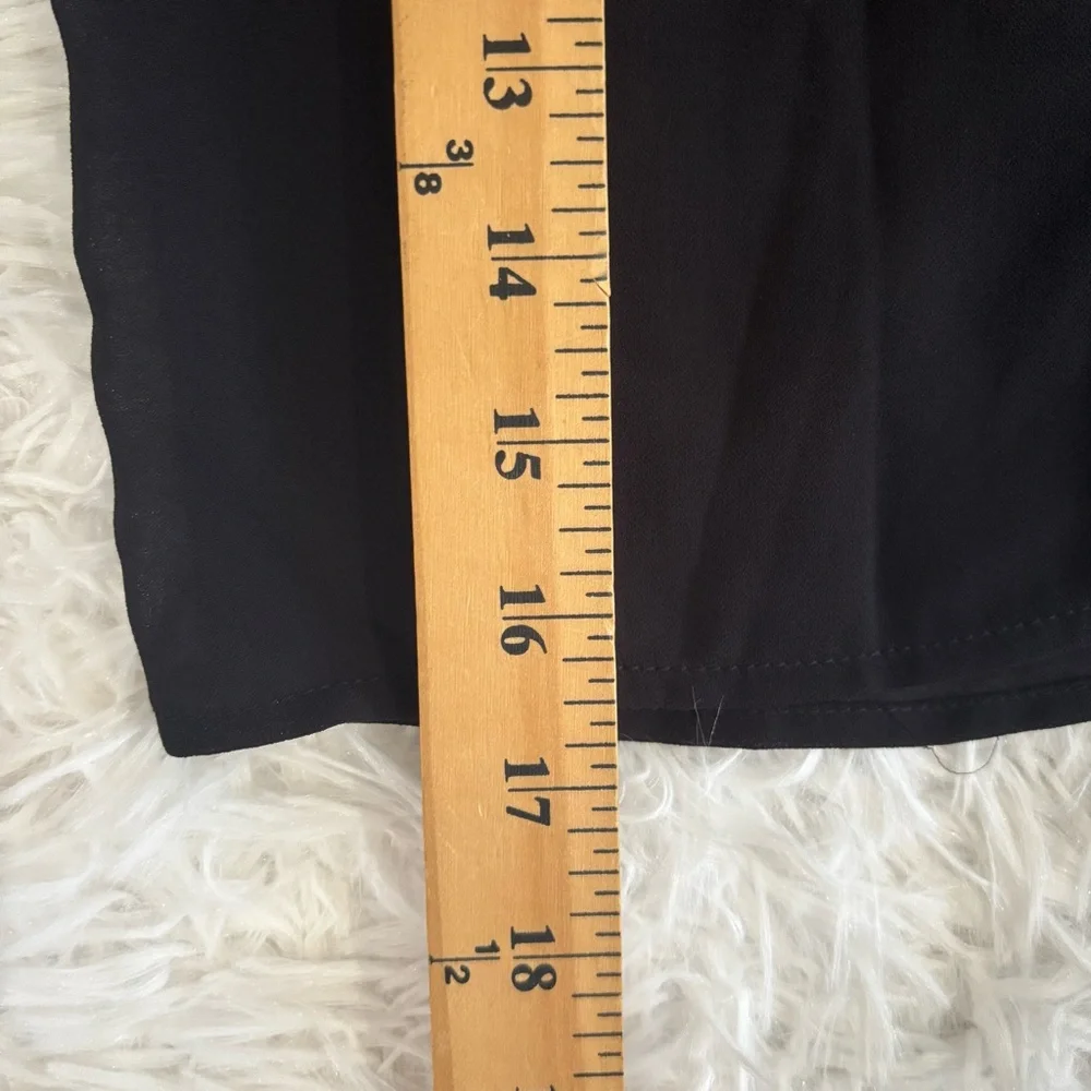 REVOLVE SUPERDOWN Womens Sheer Annie Button Up Top Size Small Black Feathers - Picture 7 of 9